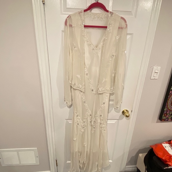 Vintage style, bohemian wedding/dress - Picture 4 of 13